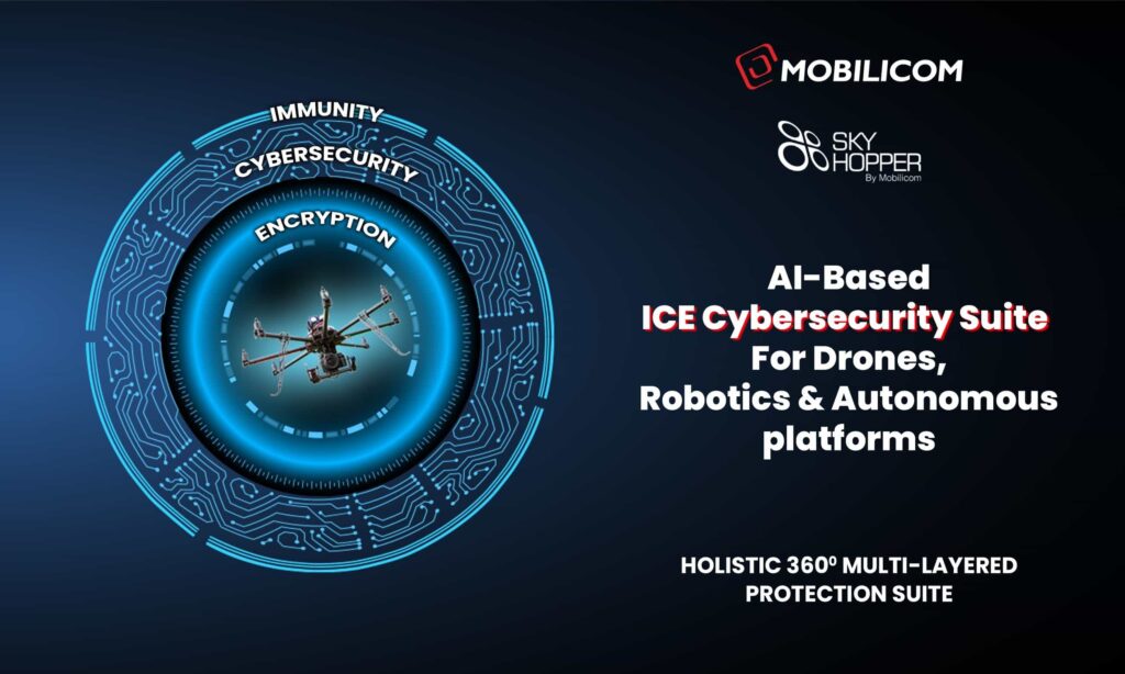 ICE网络安全套件用于无人机和无人机的加密无线电通信