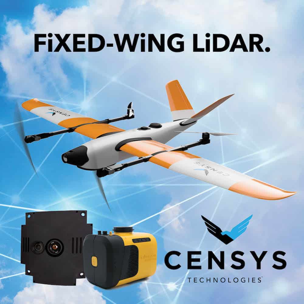 Censys固定翼激光雷达
